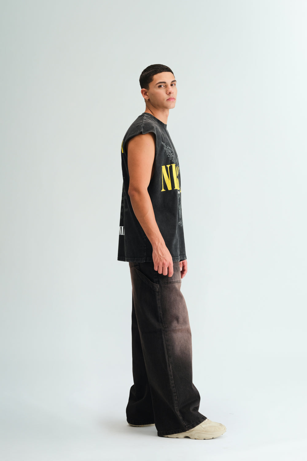 Black Nirvana Oversized Tank