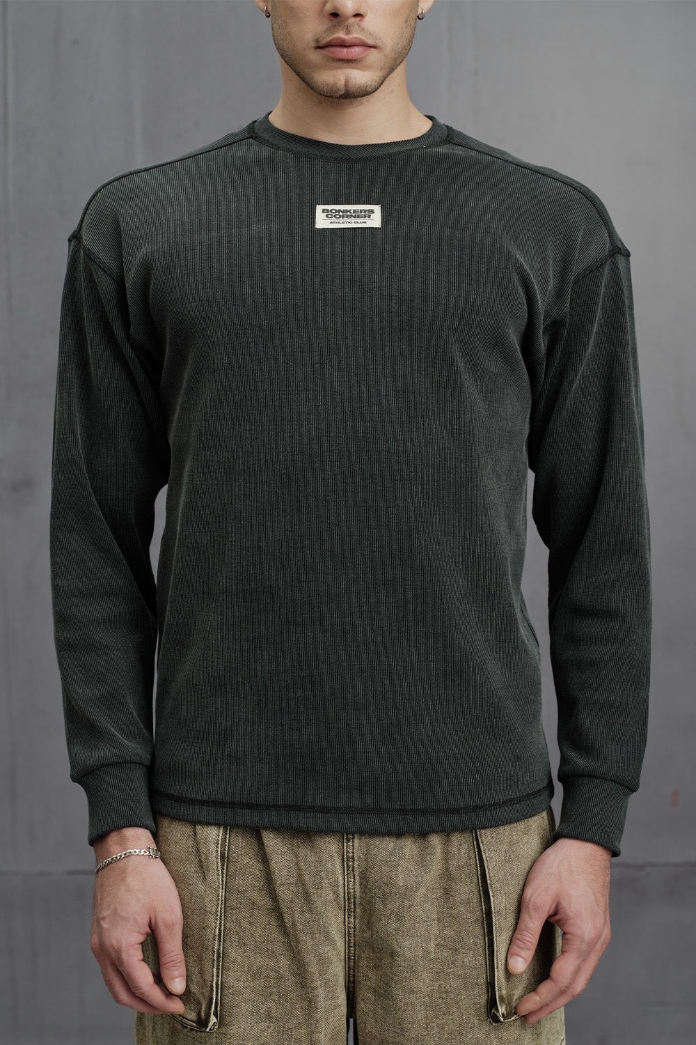 Charcoal Wash Long Sleeve T-shirt